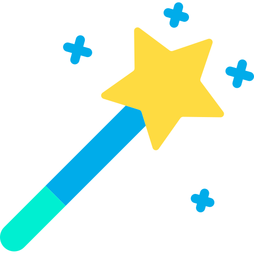 Magic wand Kiranshastry Flat icon