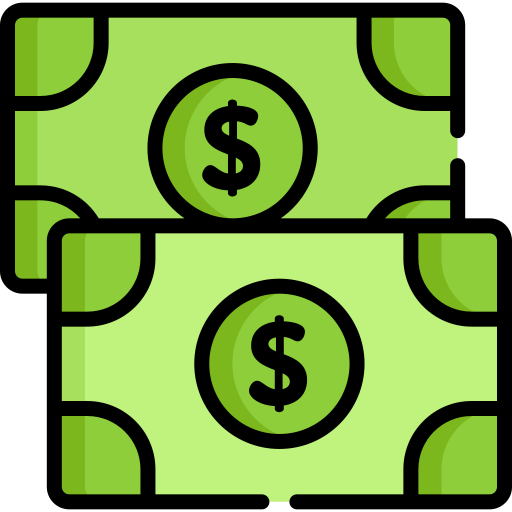 dinero Special Lineal color icono