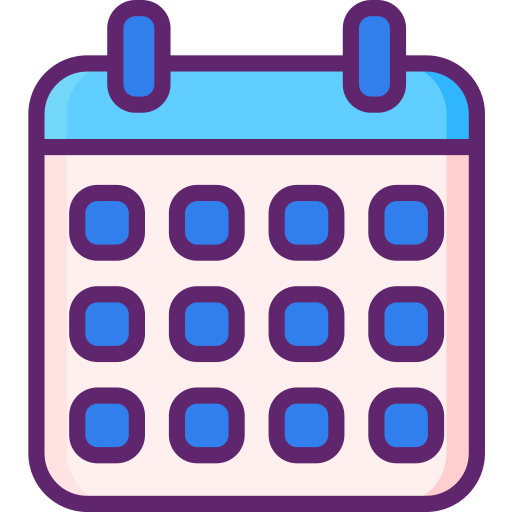 Schedule Flaticons Lineal Color icon