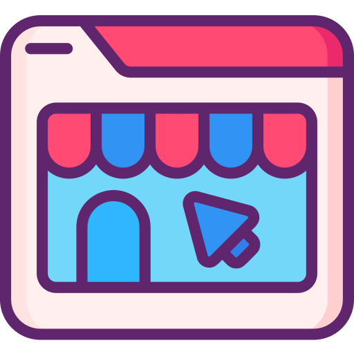 Online shopping Flaticons Lineal Color icon
