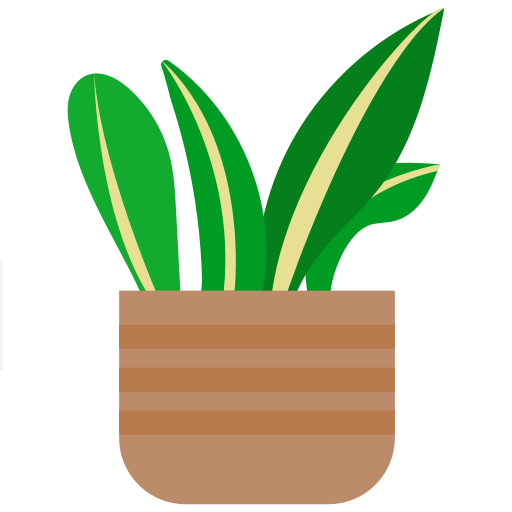 домашнее растение Generic color fill иконка