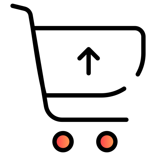 wózek sklepowy Generic gradient lineal-color ikona