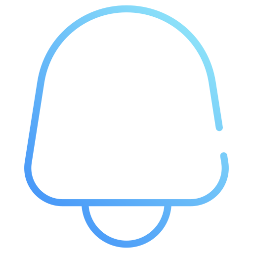 Bell Generic gradient outline icon