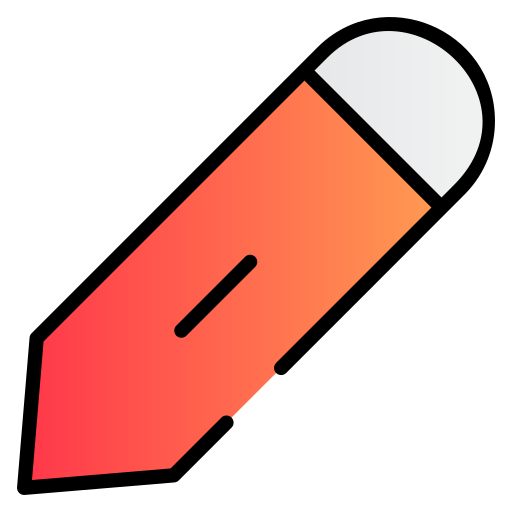 crayon Generic gradient lineal-color Icône