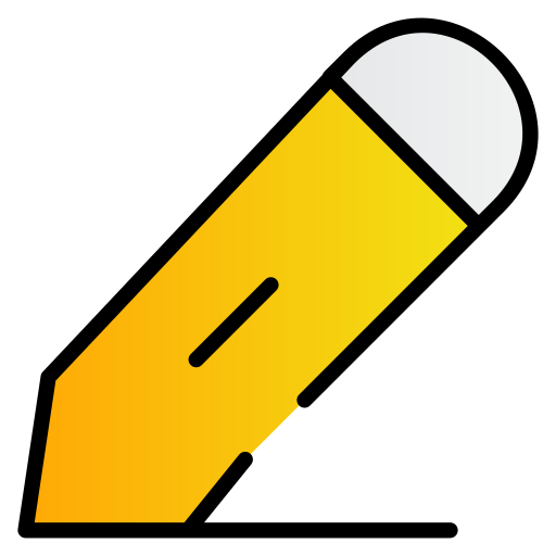 ołówek Generic gradient lineal-color ikona