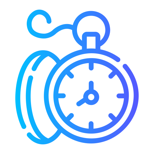Pocket watch Generic gradient outline icon