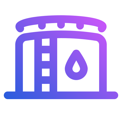 Oil storage Generic gradient outline icon