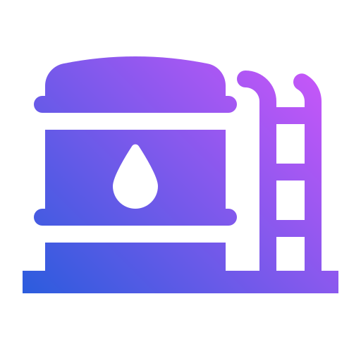 Oil storage Generic gradient fill icon