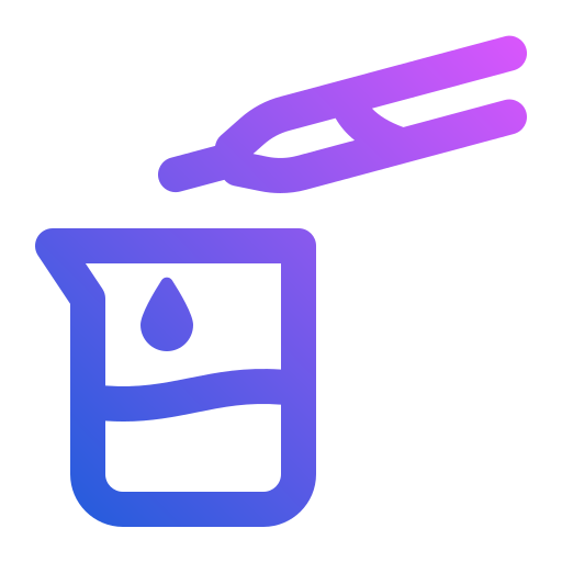 Chemical experiment Generic gradient outline icon