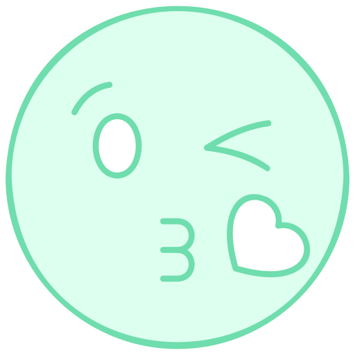 Kisses emoji Generic color lineal-color icon