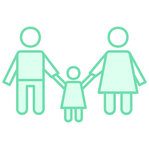 Parenting Generic color lineal-color icon