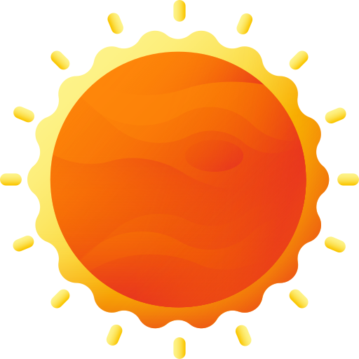 Sun 3D Color icon
