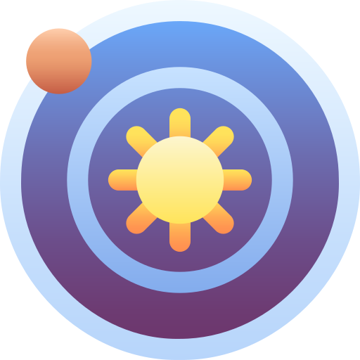太陽系 Basic Faded Gradient icon