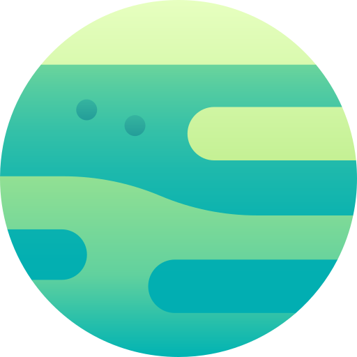 Planet Basic Faded Gradient icon