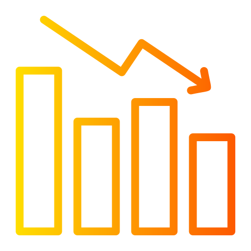 Recession Generic gradient outline icon