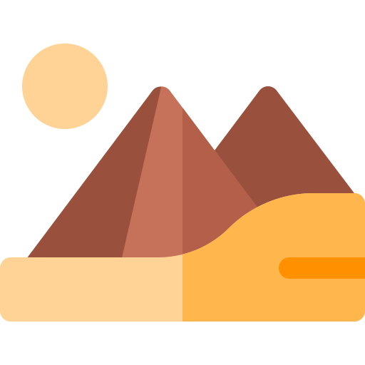 pyramides Basic Rounded Flat Icône