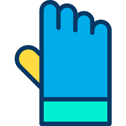 Gloves Kiranshastry Lineal Color icon