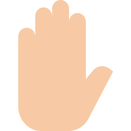 hand Kiranshastry Flat icoon