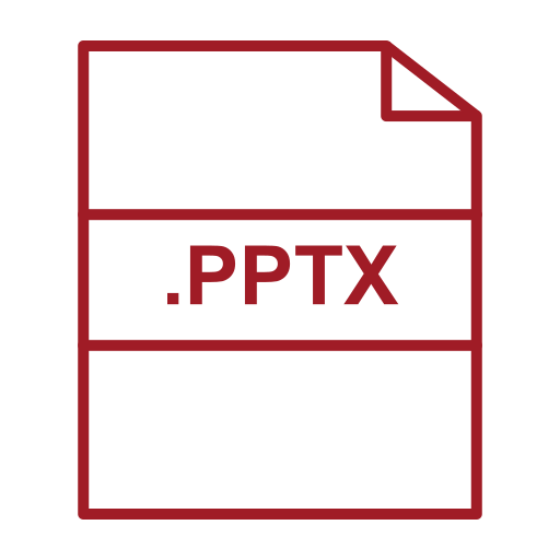 Pptx Generic color outline icon