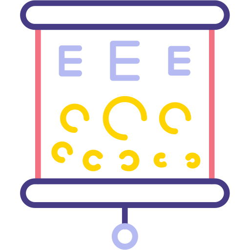 examen de ojos Generic color outline icono
