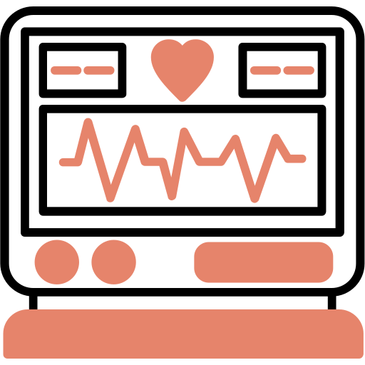 elektrocardiogram Generic color lineal-color icoon