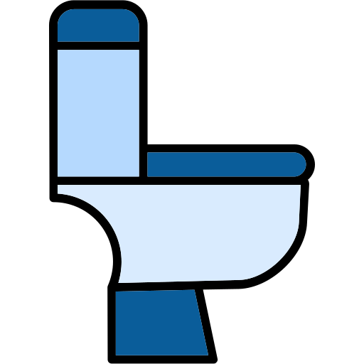 siège de toilette Generic color lineal-color Icône