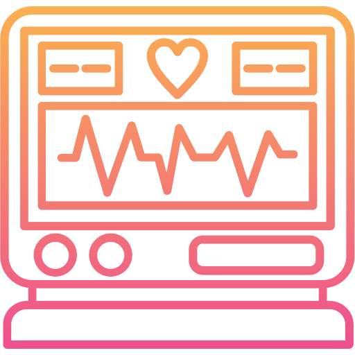 elektrocardiogram Generic gradient outline icoon