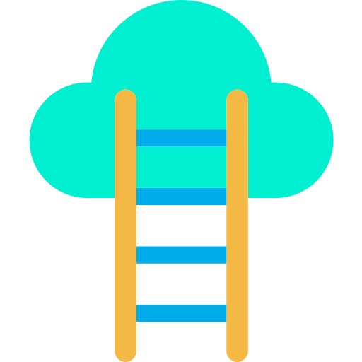 chmura Kiranshastry Flat ikona