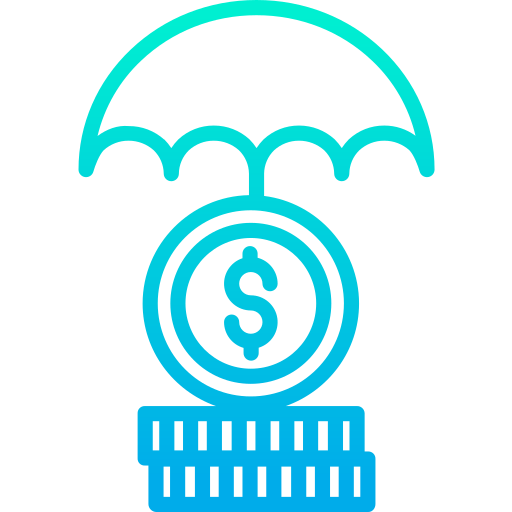 Dólar Kiranshastry Gradient icono