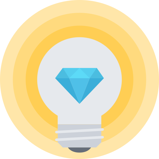 Bulb Coloring Flat icon
