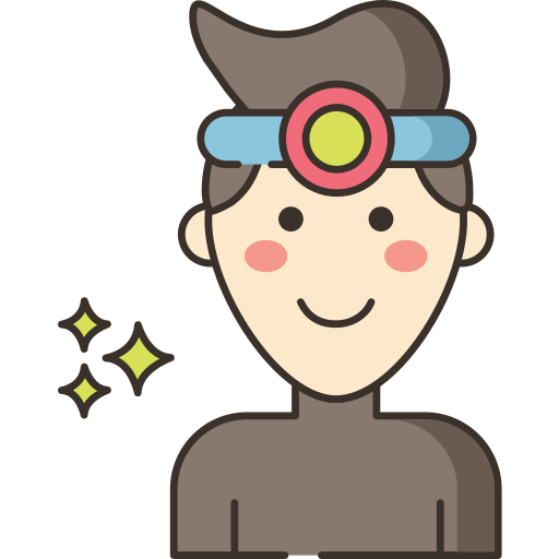 Head light Flaticons Lineal Color icon