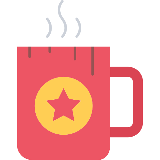커피 컵 Coloring Flat icon