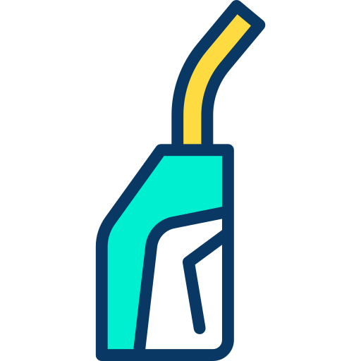 Bomba de gasolina Kiranshastry Lineal Color icono
