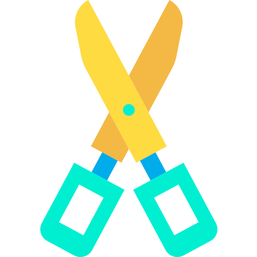 Scissors Kiranshastry Flat icon