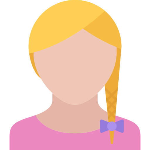 女性 Coloring Flat icon