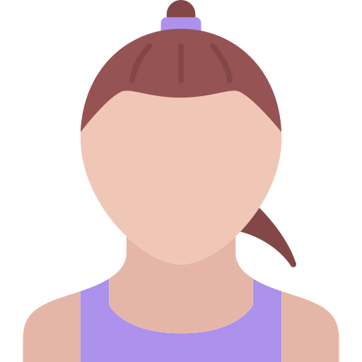 女性 Coloring Flat icon