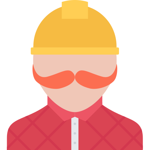 Constructor Coloring Flat icono