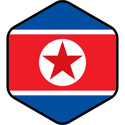 nordkorea flagge Generic color lineal-color icon
