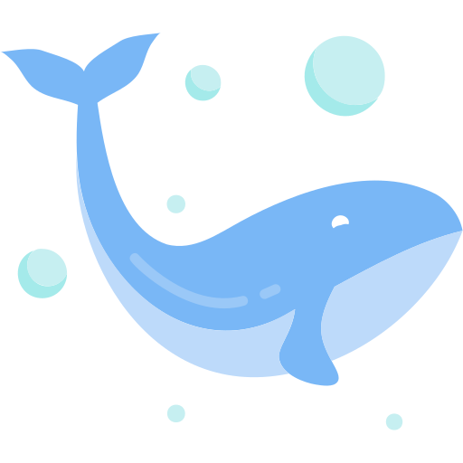 Whale Generic color fill icon