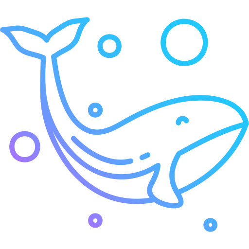 baleine Generic gradient outline Icône