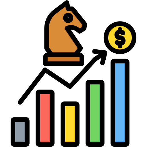 crecimiento de ingresos Generic color lineal-color icono