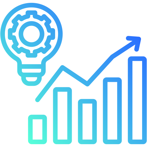 Business intelligence Generic gradient outline icon