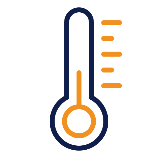 termometro Generic color outline icona