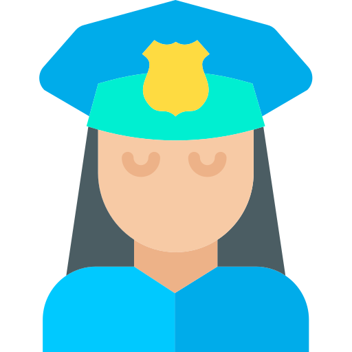 Policewoman Kiranshastry Flat icon