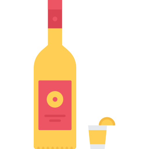 Tequila Coloring Flat icon