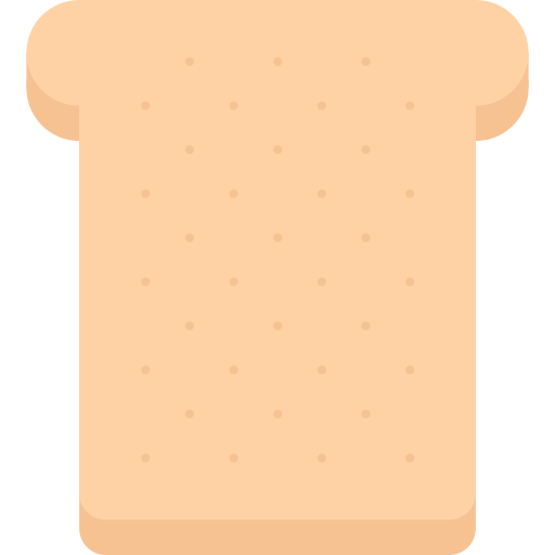 トースト Coloring Flat icon