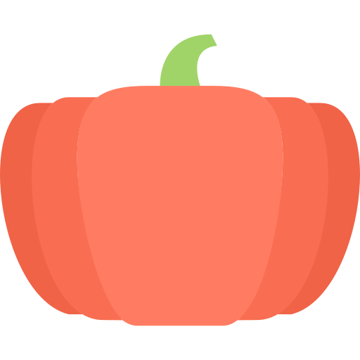 かぼちゃ Coloring Flat icon