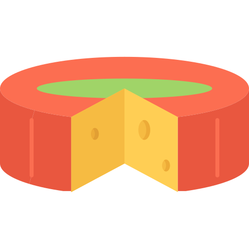 käse Coloring Flat icon