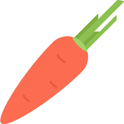 wortel Coloring Flat icoon