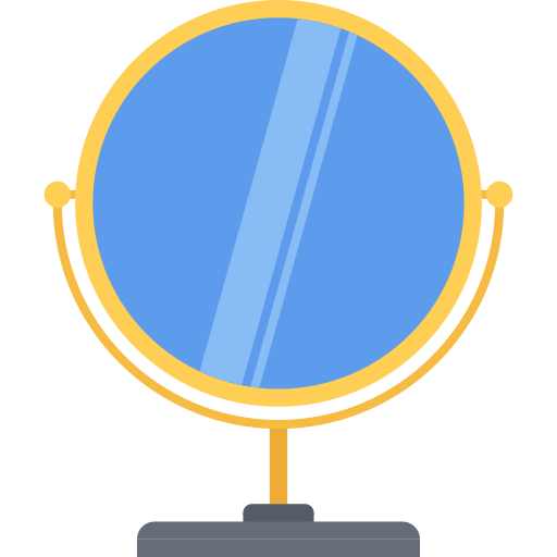 Mirror Coloring Flat icon